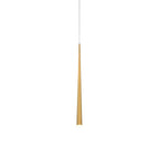 Modern Forms Cascade 28'' Led Mini Pendant Light 3500k In Aged Brass