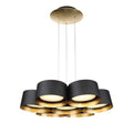 Modern Forms Marimba 24'' Led Chandelier Light 3000k In Gold Leaf/bronze