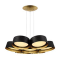 Modern Forms Marimba 34'' Led Chandelier Light 3000k In Gold Leaf/bronze