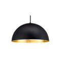 Modern Forms Yolo 35'' Led Dome Pendant Light 3000k In Gold Leaf/dark Bronze