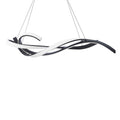 Modern Forms Tidal 57'' Led Chandelier Light 3000k In Black
