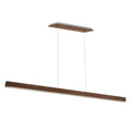 Modern Forms PD-58784-DW Dark Walnut Drift 84'' Led Linear Pendant Light 3000k In Dark Walnut Image 1