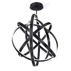 Modern Forms PD-61760-BK Black Kinetic 60'' Led Chandelier Light 3500k In Black Image 1