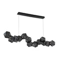 Modern Forms PD-62864-BK Black Riddle 64'' Led Linear Pendant Light 3000k In Black Image 1