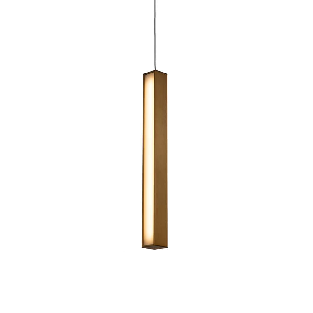 Modern Forms Chaos 20'' Led Mini Pendant Light 3000k In Aged Brass