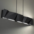 Modern Forms Intrasection 56'' Led Indoor Linear Pendant Light 3000k In Black