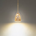 Modern Forms Helios 18'' Led Indoor Mini Pendant Light 3000k In Aged Brass And Gold Leaf