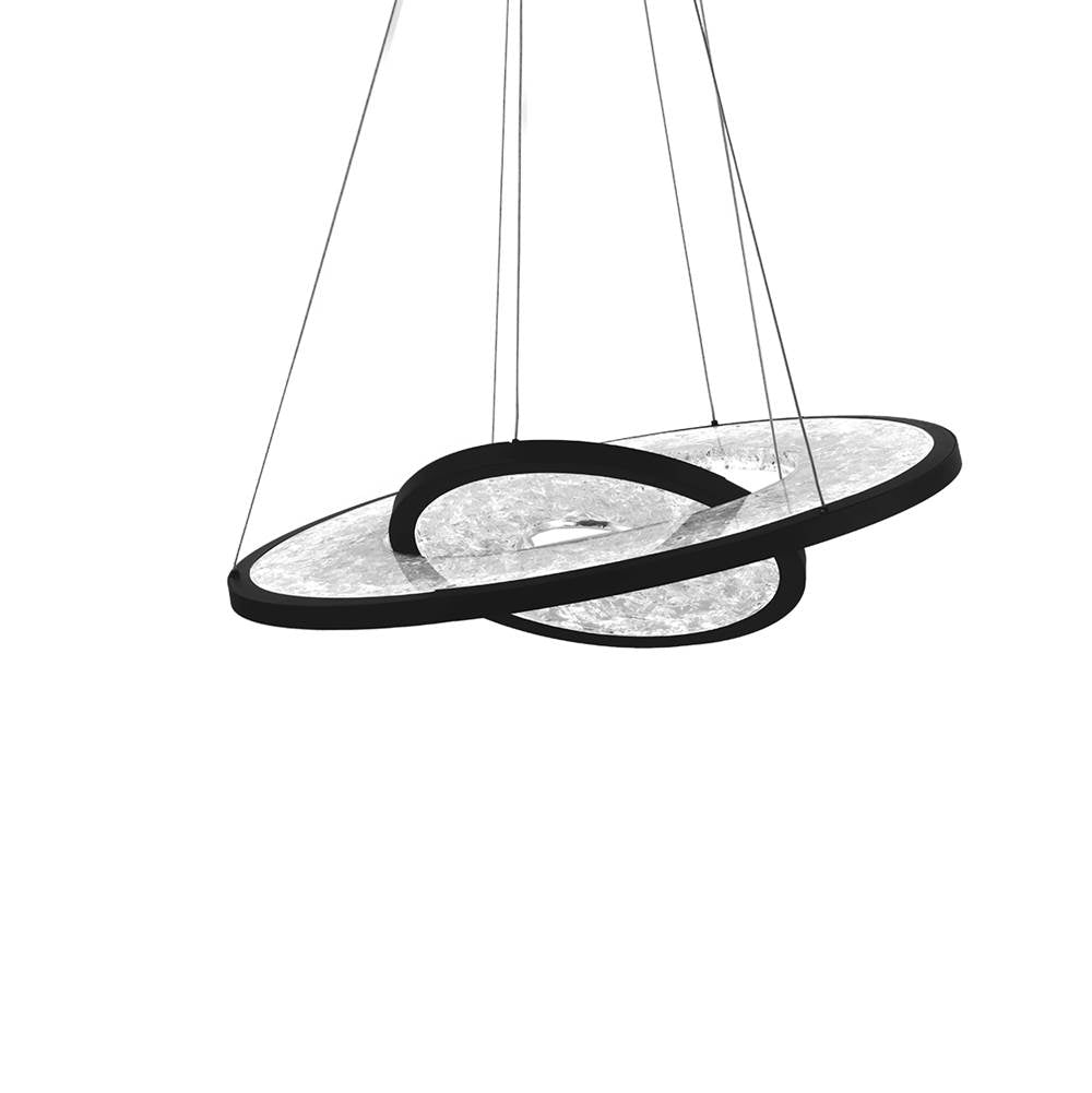 Modern Forms Jupiter 27'' Led Chandelier Light 3000k In Black