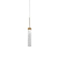 Modern Forms Minx 13'' Led Mini Pendant Light 3000k In Aged Brass