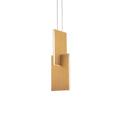 Modern Forms Amari 14'' Led Chandelier Light 3000k In Aged Brass