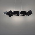 Modern Forms Konstrukt 48'' Led Linear Pendant Light 3000k In Black