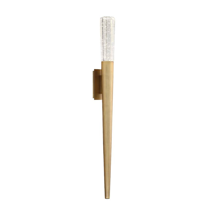 Modern Forms WS-10830-AB Aged Brass Scepter 30'' Led Wall Sconce Light 3500k In Aged Brass Image 1