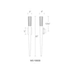 Modern Forms WS-10830-AB Aged Brass Scepter 30'' Led Wall Sconce Light 3500k In Aged Brass Image 2