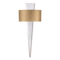 Modern Forms Palladian 24'' Led Wall Sconce Light 3000k In Gold Leaf