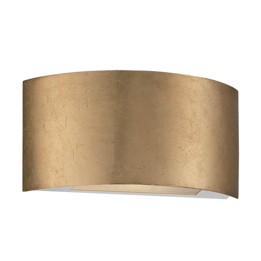 Modern Forms Vermeil 10'' Led Wall Sconce Light 3000k In Gold Leaf