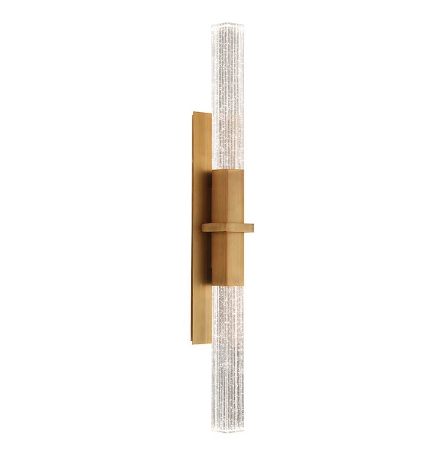 Modern Forms WS-30835-AB Aged Brass Cinema 35'' Led Wall And Bath Vanity Light 3500k In Aged Brass Image 1