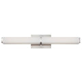 Modern Forms Vogue 27'' Led Bath And Vanity Light 3000k In Brushed Nickel