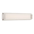 Modern Forms Polar 26'' Led Bath And Vanity Light 3000k In Brushed Nickel