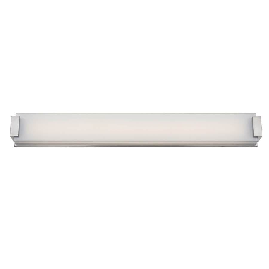 Modern Forms Polar 40'' Led Bath And Vanity Light 3000k In Brushed Nickel