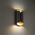 Modern Forms Opus 14'' Led Wall Sconce Light 3000k In Bronze And Gold Leaf