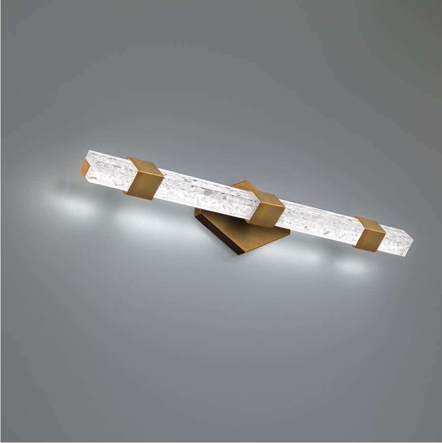 Modern Forms Regal 28'' Led Wall And Bath Vanity Light 3000k In Aged Brass