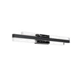 Modern Forms Tandem 27'' Led Wall And Bath Vanity Light 3000k In Black