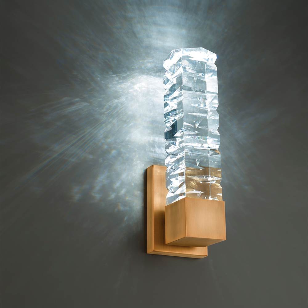 Modern Forms Juliet 15'' Led Wall And Bath Light 3500k In Aged Brass