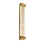 Modern Forms WS-58820-AB Aged Brass Tower 20'' Led Wall And Bath Light 3500k In Aged Brass Image 1