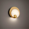 Modern Forms Rowlings 10'' Led Indoor Sconce Light 3000k In Aged Brass