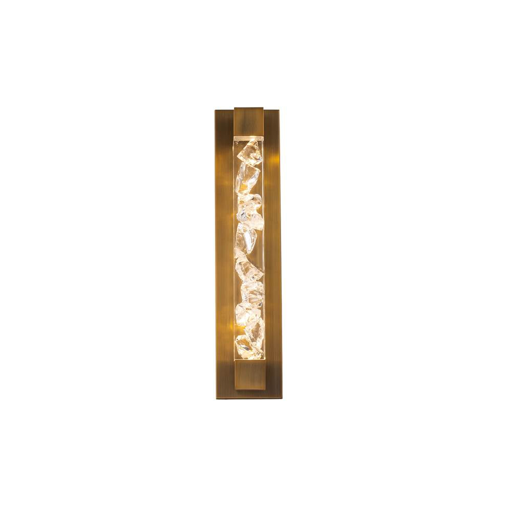 Modern Forms Terra 20'' Led Indoor Bath Sconce 1 Light 3000k In Aged Brass