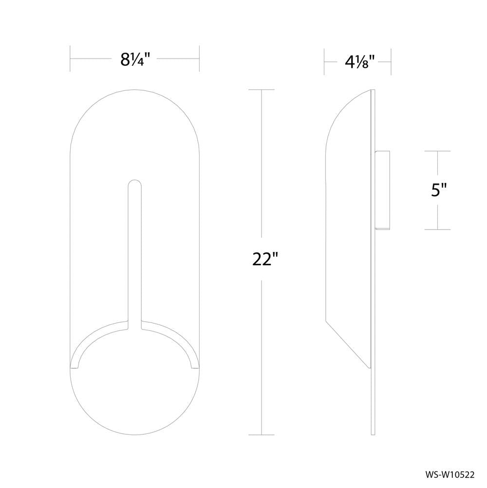 Modern Forms Clog Outdoor Wall Sconce Light