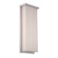 Modern Forms Ledge 20'' Led Outdoor Wall Sconce Light 3000k In Brushed Aluminum
