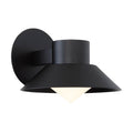 Modern Forms Oslo 10'' Led Outdoor Wall Sconce Barn Light 3000k In Black