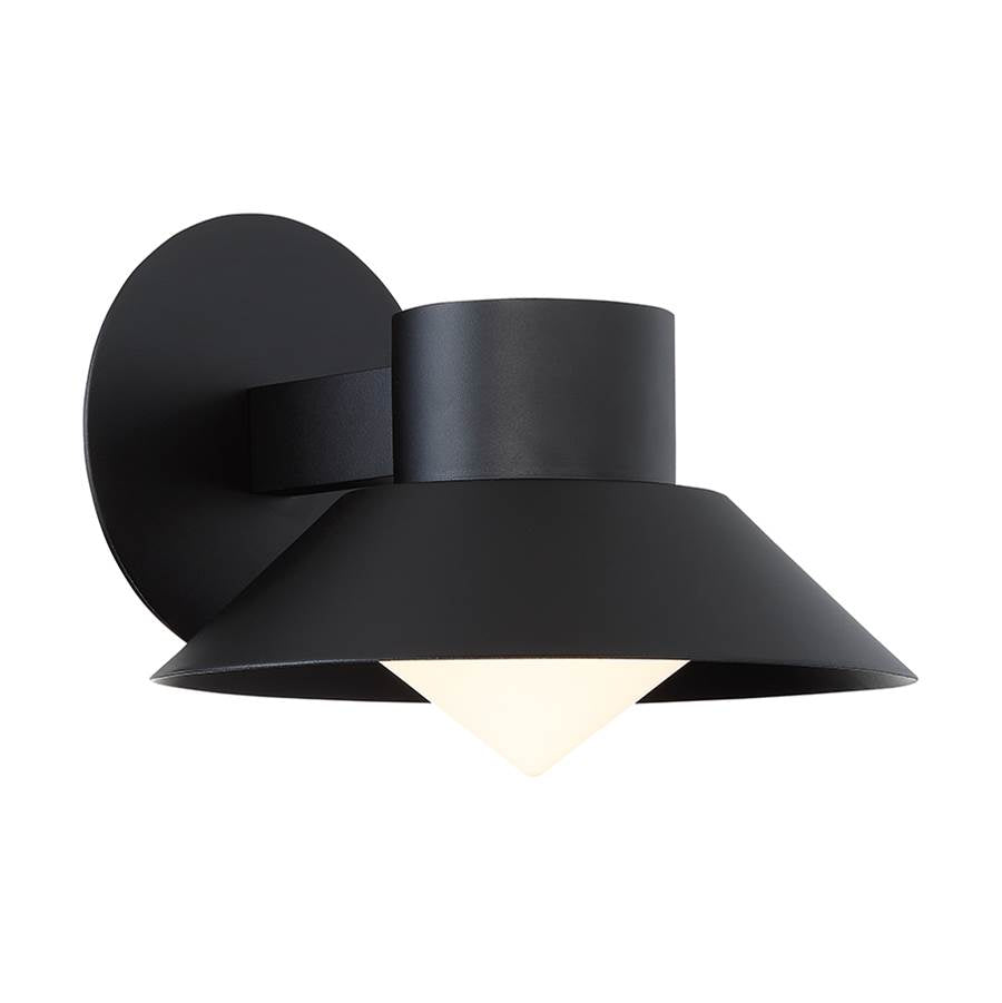 Modern Forms Oslo 10'' Led Outdoor Wall Sconce Barn Light 3000k In Black
