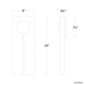 Modern Forms Keyhole Outdoor Wall Sconce Light