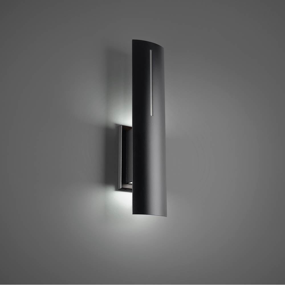 Modern Forms Aegis 20'' Led Outdoor Sconce Light 3500k In Black