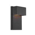 Modern Forms Hiline 8'' Led Outdoor Wall Sconce Light 3000k In Black