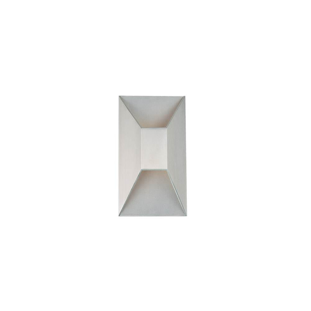 Modern Forms Maglev 10'' Led Outdoor Wall Sconce Light 3000k In Brushed Aluminum