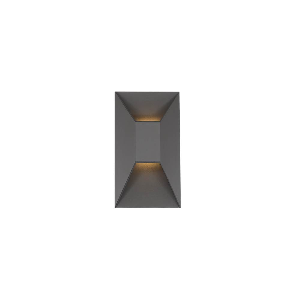 Modern Forms Maglev 10'' Led Outdoor Wall Sconce Light 3000k In Brushed Aluminum