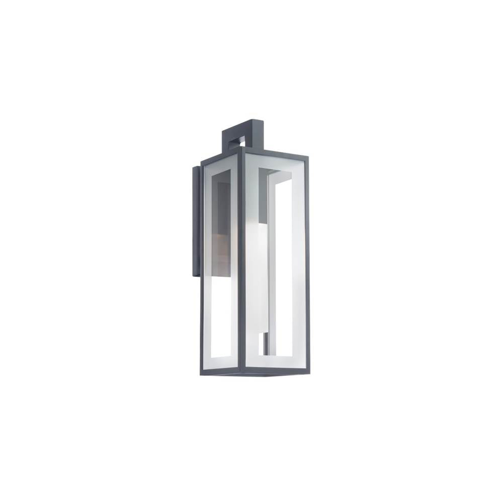 Modern Forms Cambridge 18'' Led Outdoor Wall Sconce Light 3000k In Black