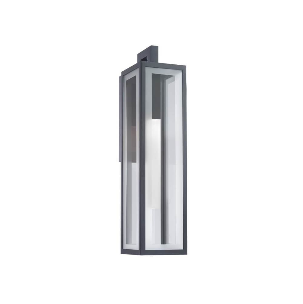Modern Forms Cambridge 25'' Led Outdoor Wall Sconce Light 3000k In Black