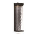 Modern Forms Vitrine 21'' Led Outdoor Wall Sconce Light 3000k In Black