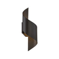 Modern Forms Helix 17'' Led Outdoor Wall Sconce Light 3000k In Bronze