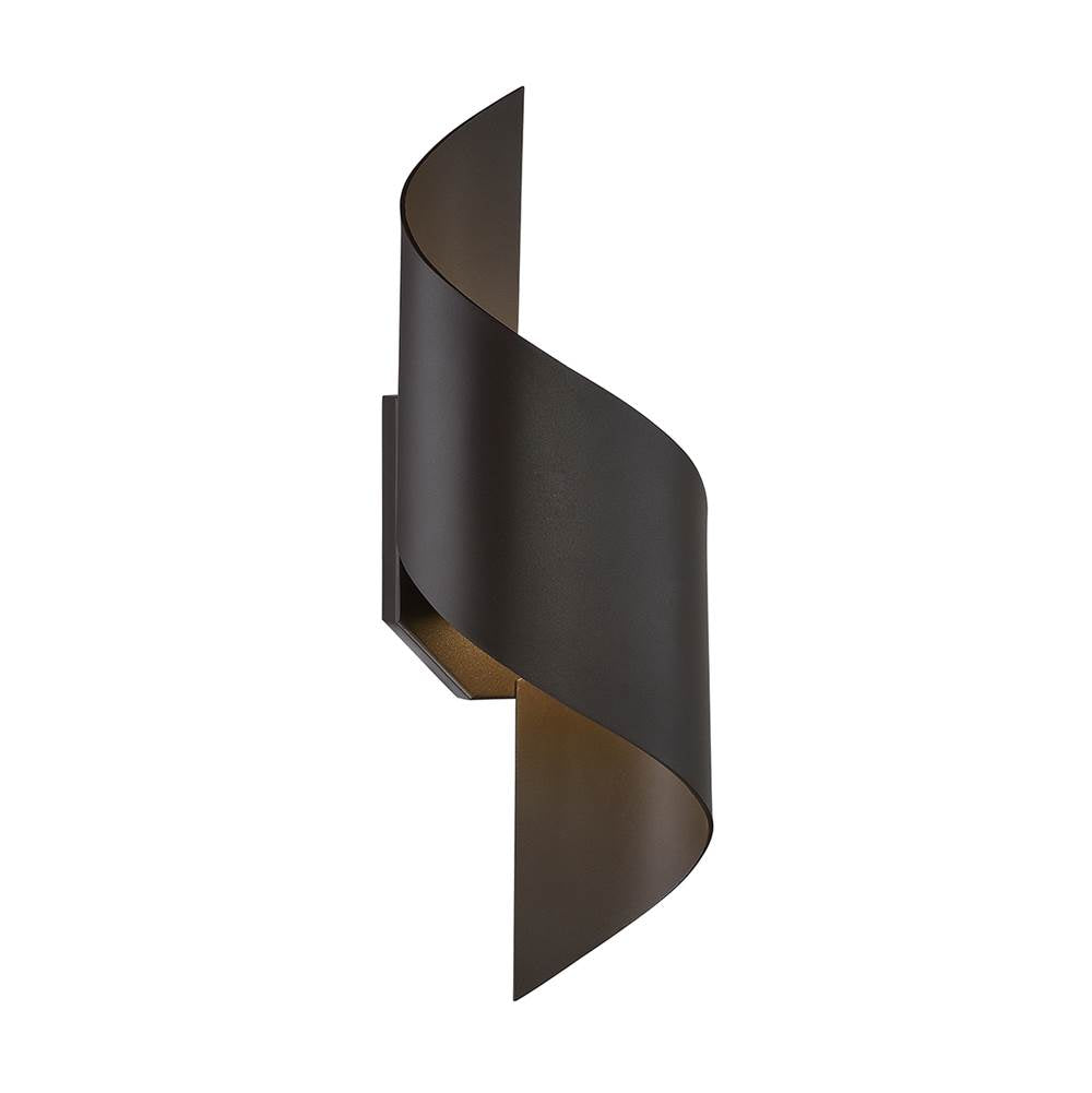 Modern Forms Helix 24'' Led Outdoor Wall Sconce Light 3000k In Bronze
