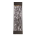 Modern Forms Fathom 22'' Led Outdoor Wall Sconce Light 3000k In Black