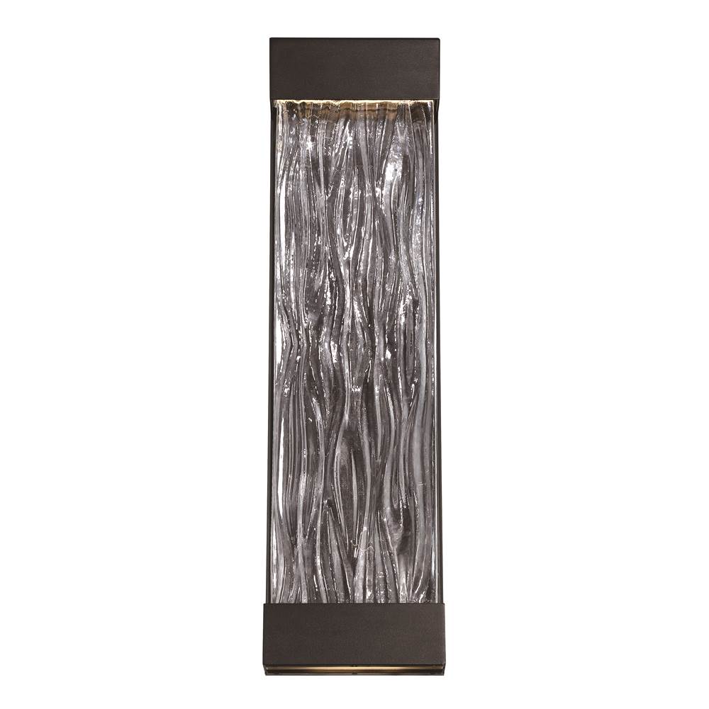 Modern Forms Fathom 22'' Led Outdoor Wall Sconce Light 3000k In Black