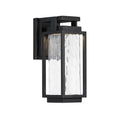 Modern Forms Two If By Sea Two If By Sea 12'' Led Outdoor Wall Sconce Lantern Light 3000k In Black