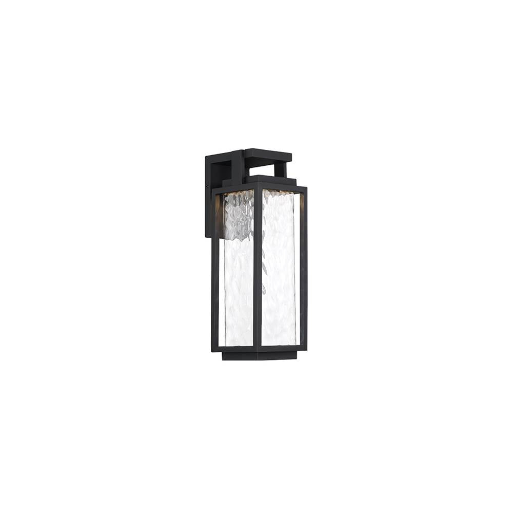 Modern Forms Two If By Sea Two If By Sea 25'' Led Outdoor Wall Sconce Lantern Light 3000k In Black