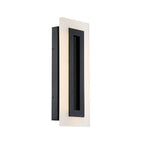 Modern Forms WS-W46817-BK Black Shadow 17'' Led Outdoor Wall Sconce Light 3000k In Black Image 1
