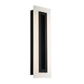 Modern Forms WS-W46824-BK Black Shadow 24'' Led Outdoor Wall Sconce Light 3000k In Black Image 1
